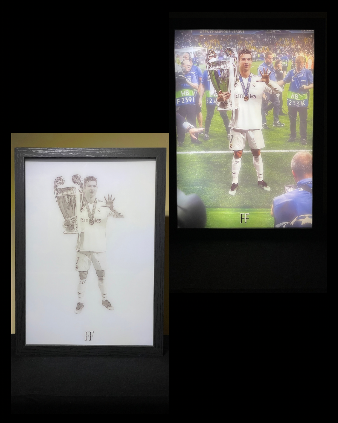 CRISTIANO RONALDO - 5 CHAMPIONS LEAGUE